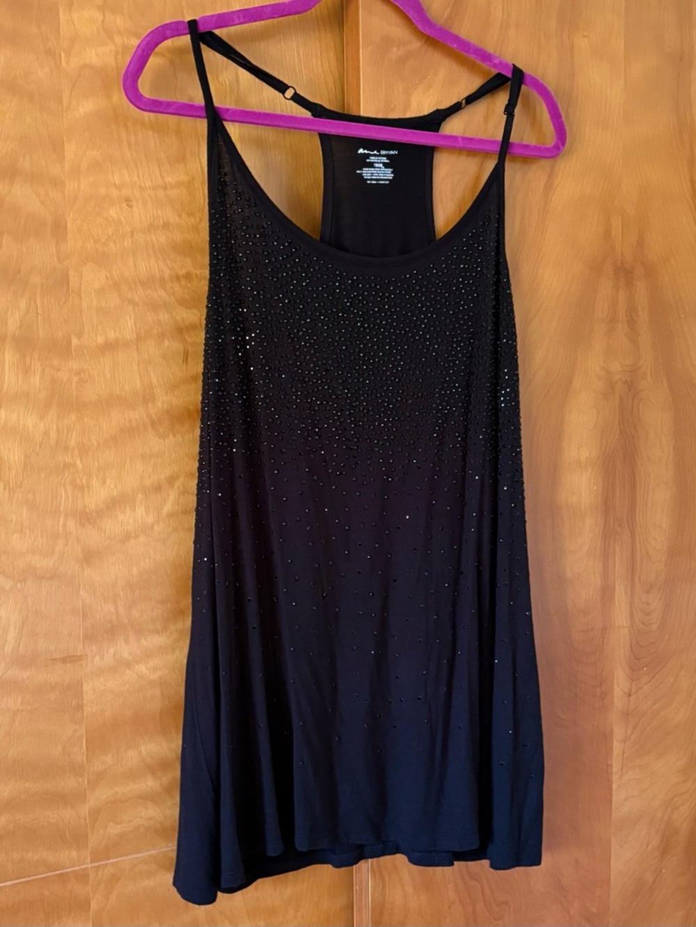 LANE BRYANT Black Embellished Racerback Tank Women’s size 18/20